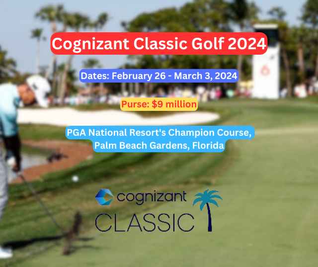 Cognizant Classic Golf 2024