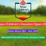 Texas Children's Houston Open Golf 2024